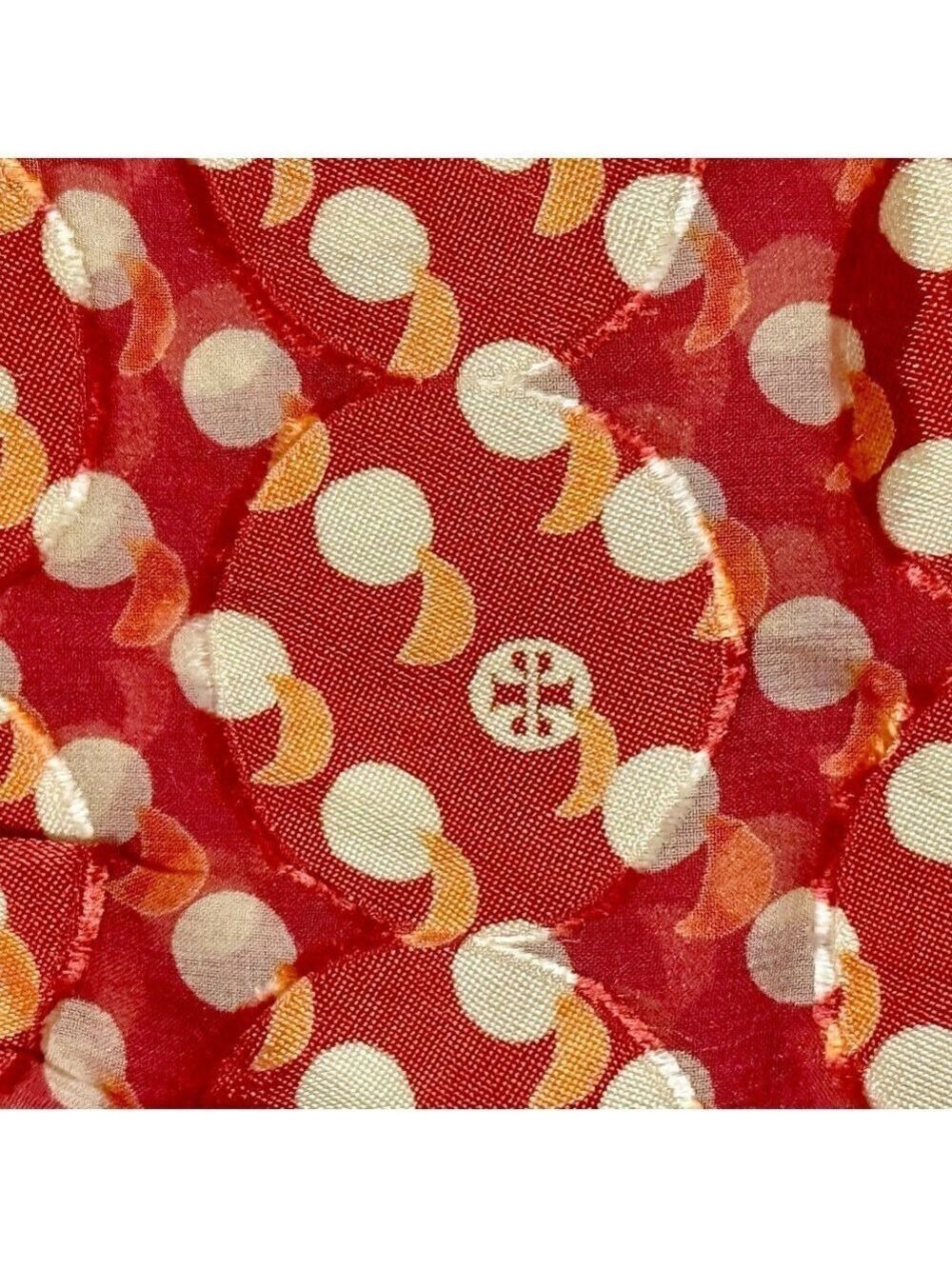TORY BURCH silk blend logo blouse. Size 6